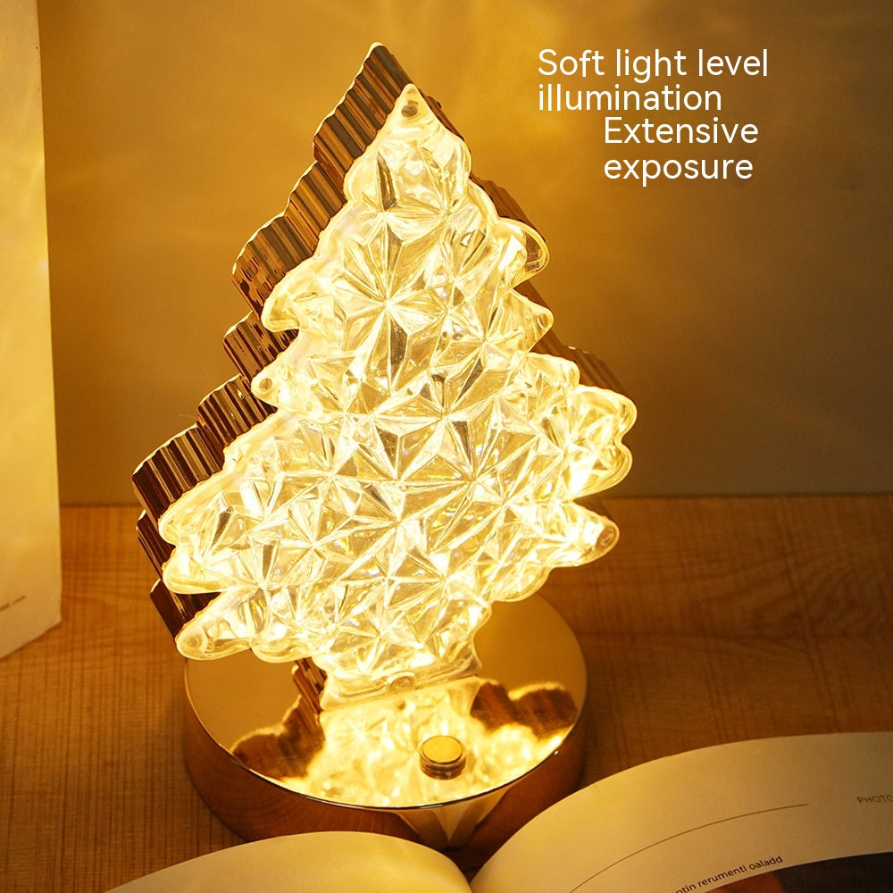 Creative Small Night Lamp Charging Touch Three-color Home Decor