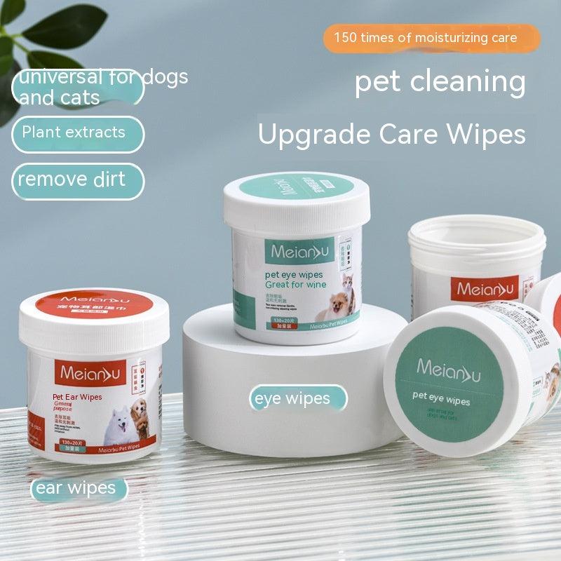 Ear Cleaning Eyes Cleaning Tear-removing Cleaning Wipes For Pets