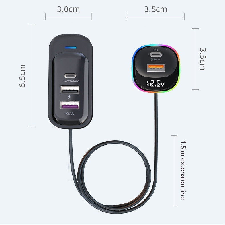Car Charger Super Fast Charge Multi-function