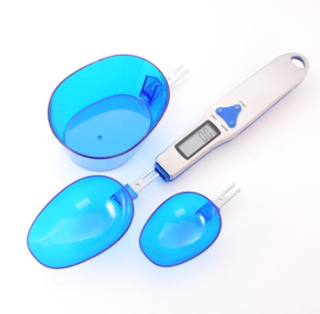 Stainless Steel Household Electronic Measuring Spoon Scale Spoon Baking Kitchen Scale Small Electronic  Spoon Scale