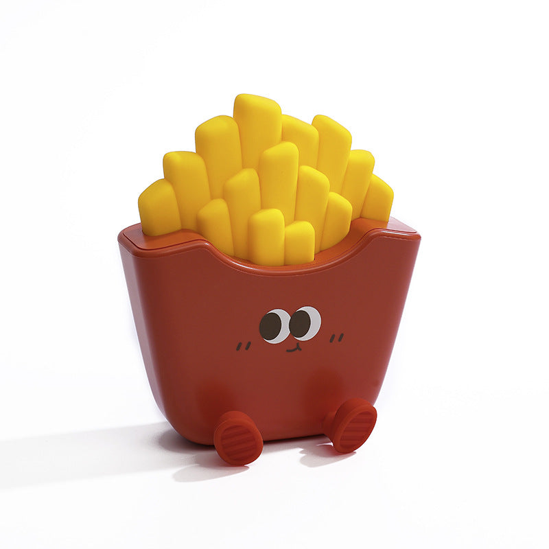 Creative Cute French Fries Night Light  Charging Night Rechargeable Lamp Home Decor