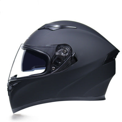 Motorcycle Helmet Anti-fog Dual Lens Full Face Helmet Cool Street Car Bluetooth Protective Helmet